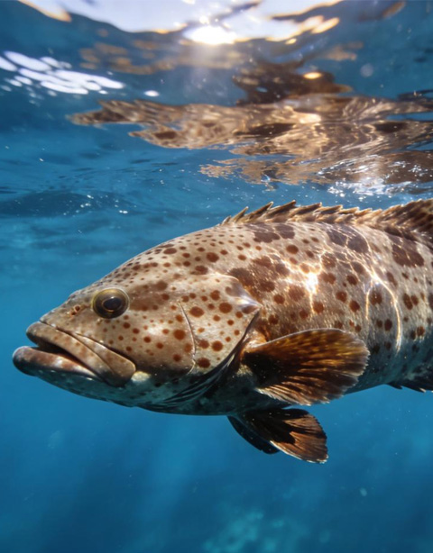 Tiger Grouper  Drepane punctata