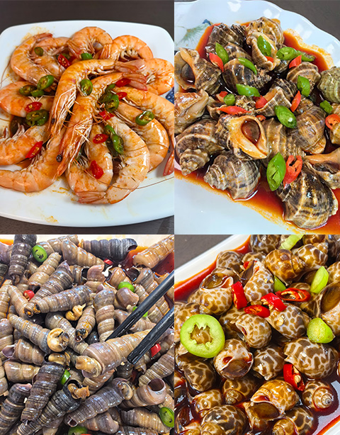 Spicy Seafood Snacks 